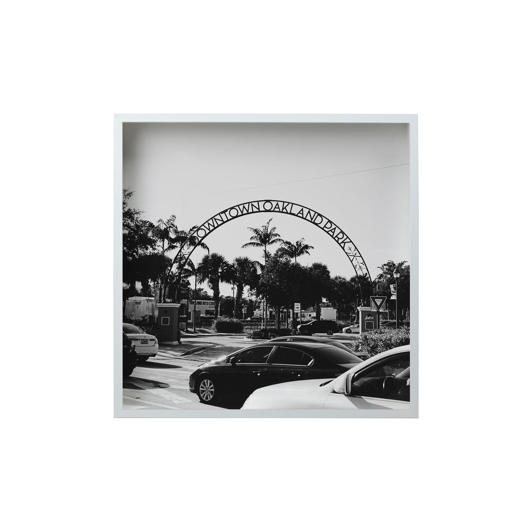 Square Signature Landmark Photograph Prints (B&W)