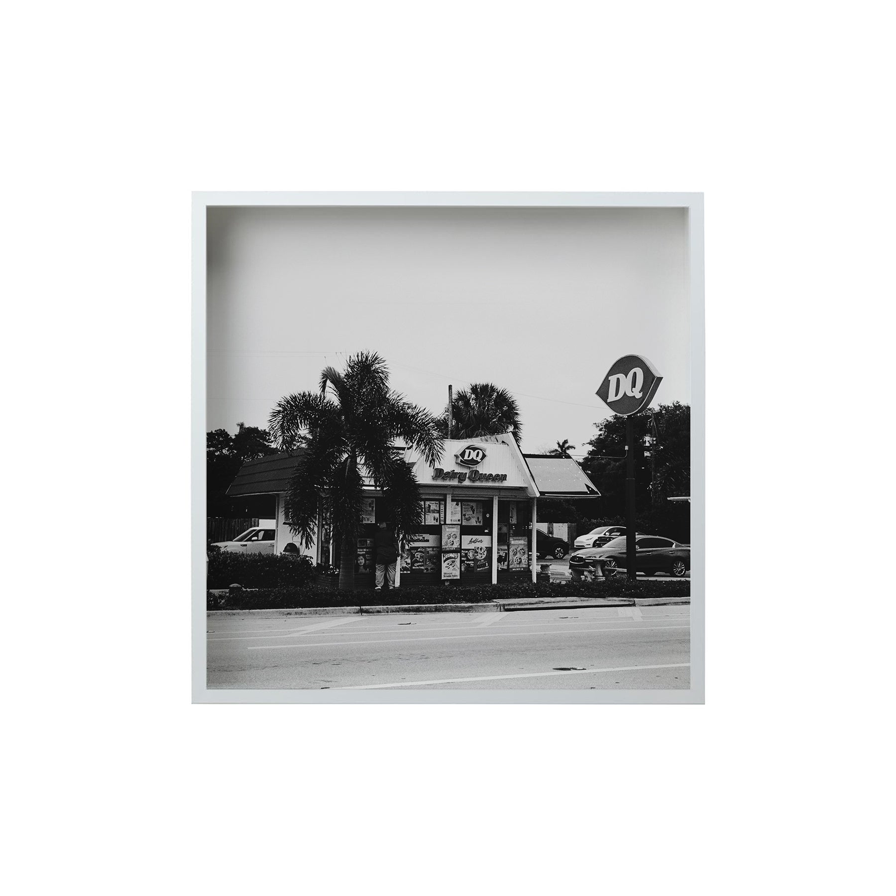 Square Signature Landmark Photograph Prints (B&W)