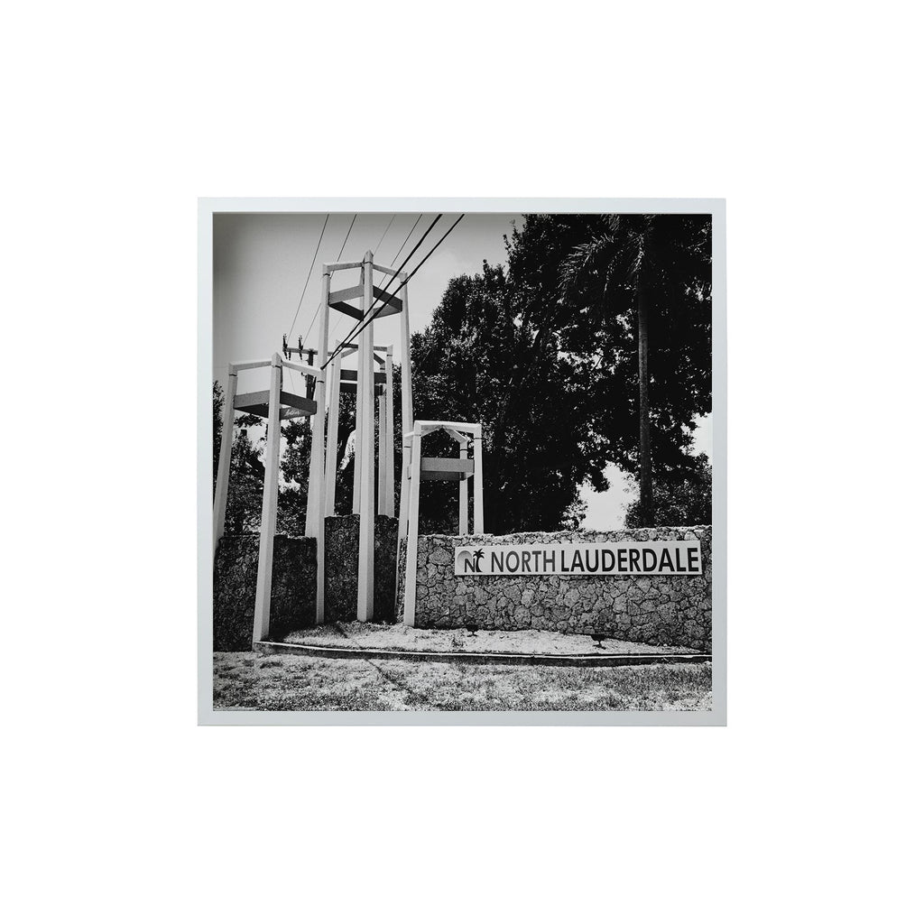 Square Signature Landmark Photograph Prints (B&W)