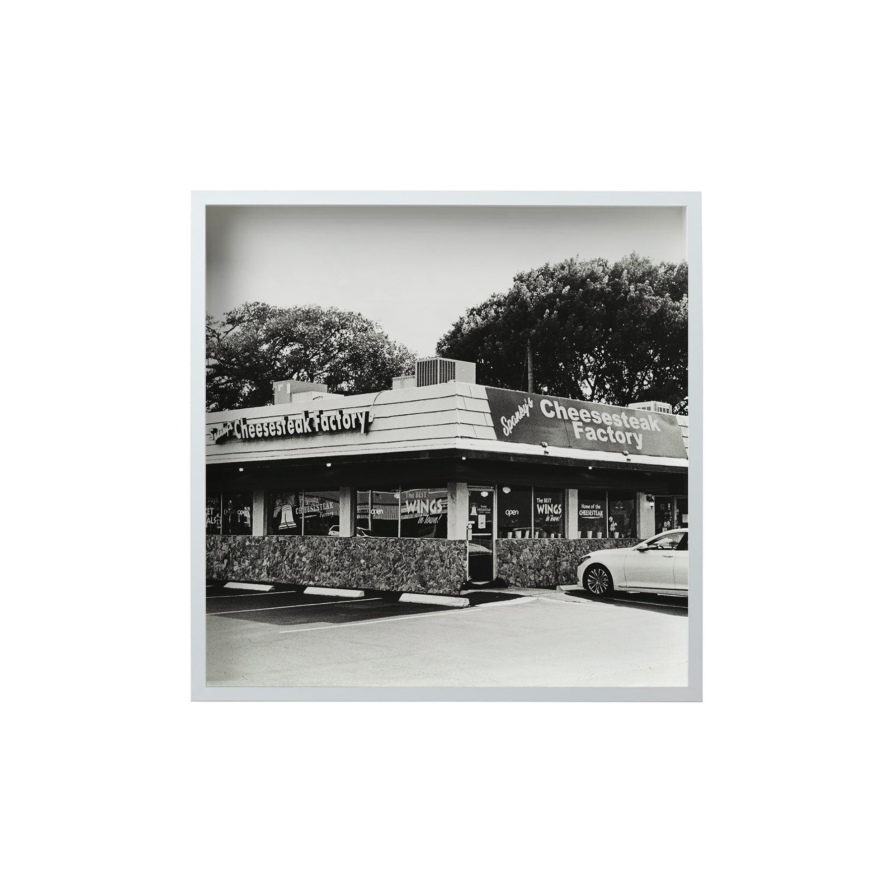 Square Signature Landmark Photograph Prints (B&W)
