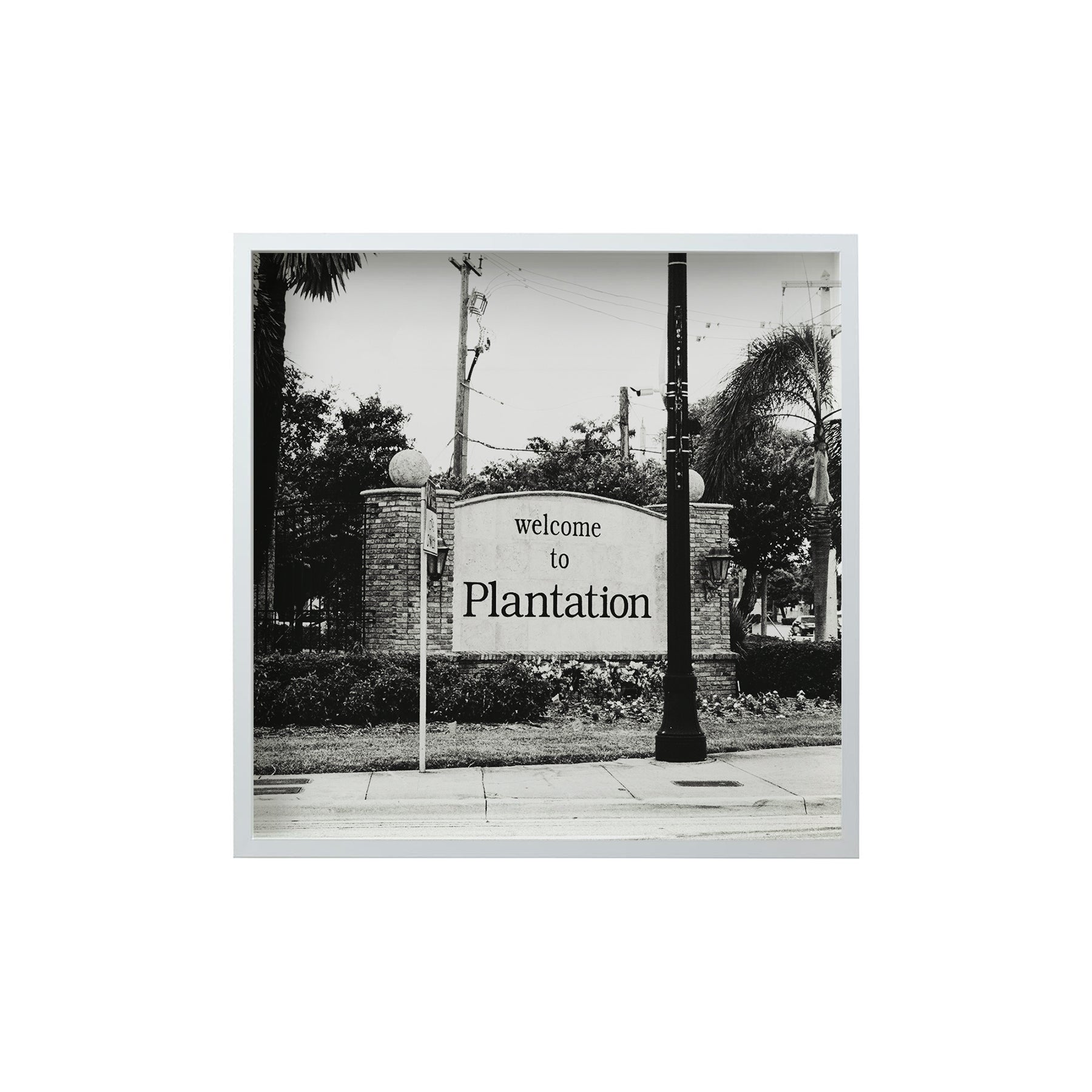 Square Signature Landmark Photograph Prints (B&W)