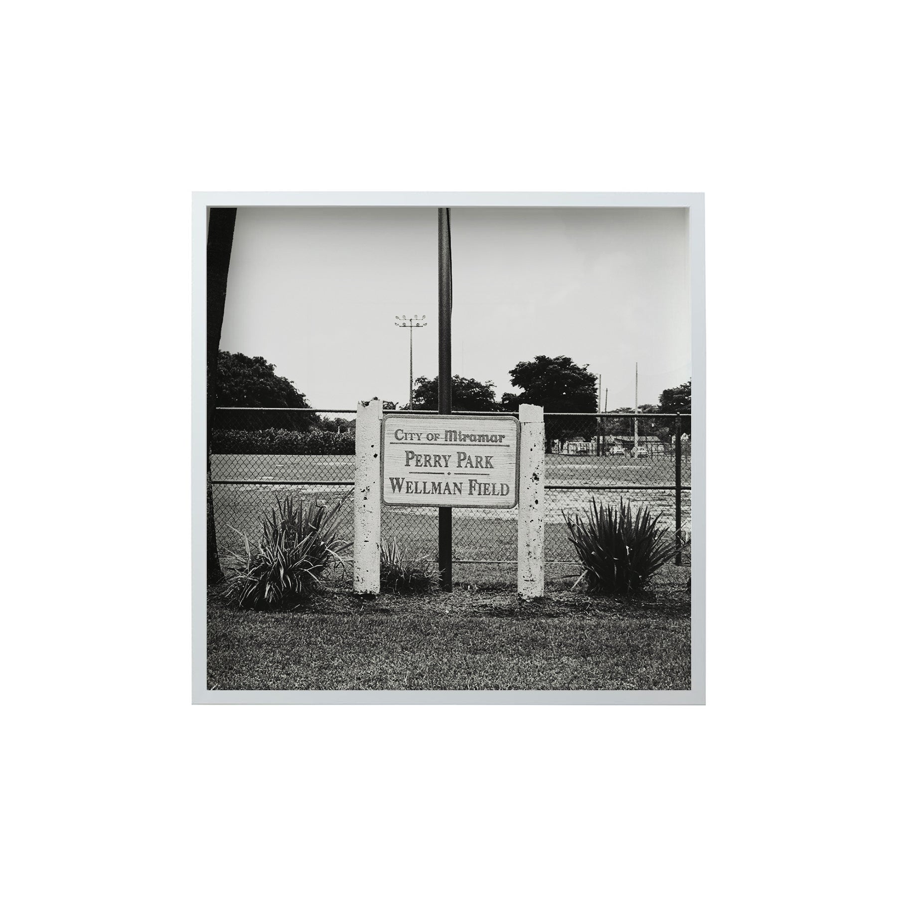 Square Signature Landmark Photograph Prints (B&W)