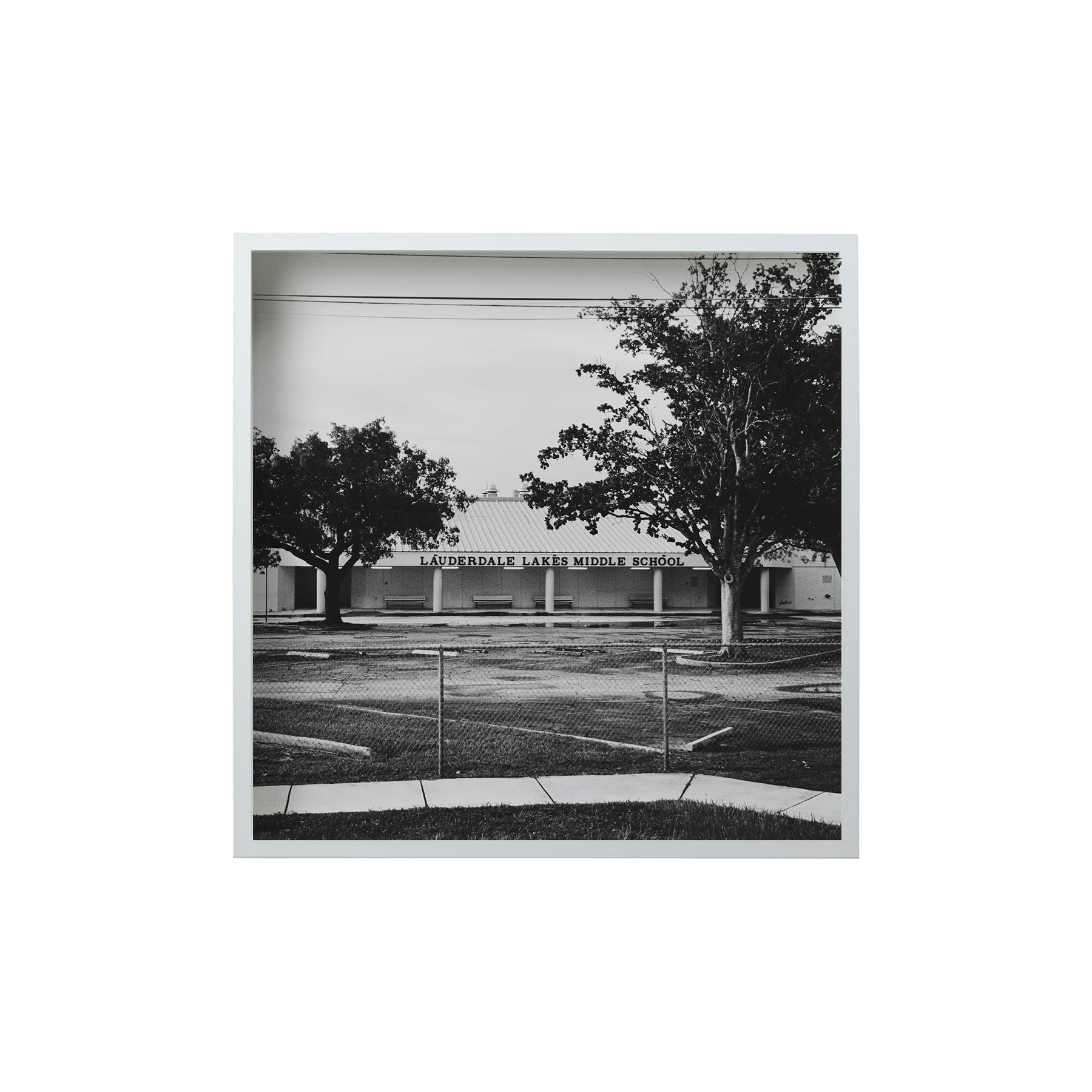 Square Signature Landmark Photograph Prints (B&W)