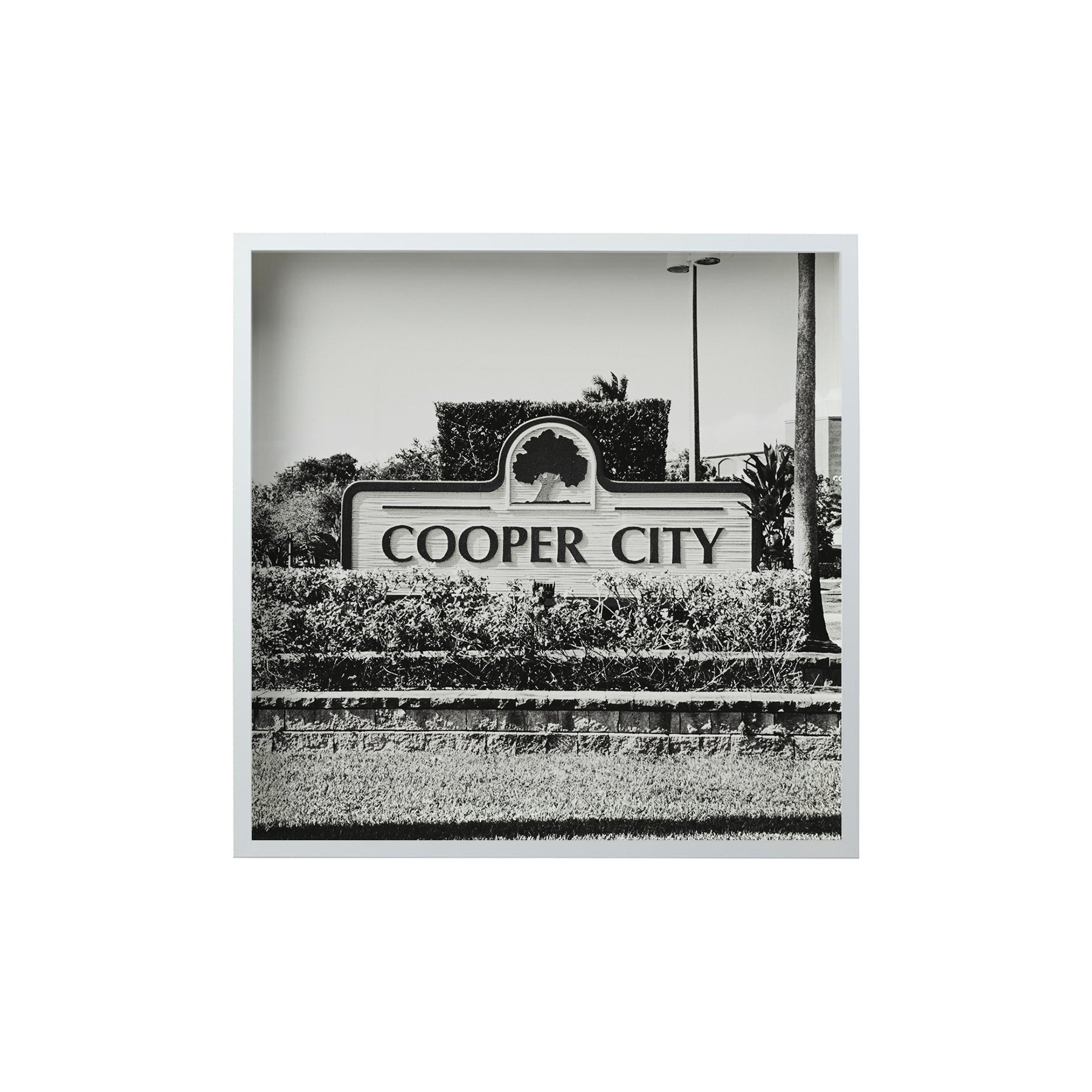 Square Signature Landmark Photograph Prints (B&W)