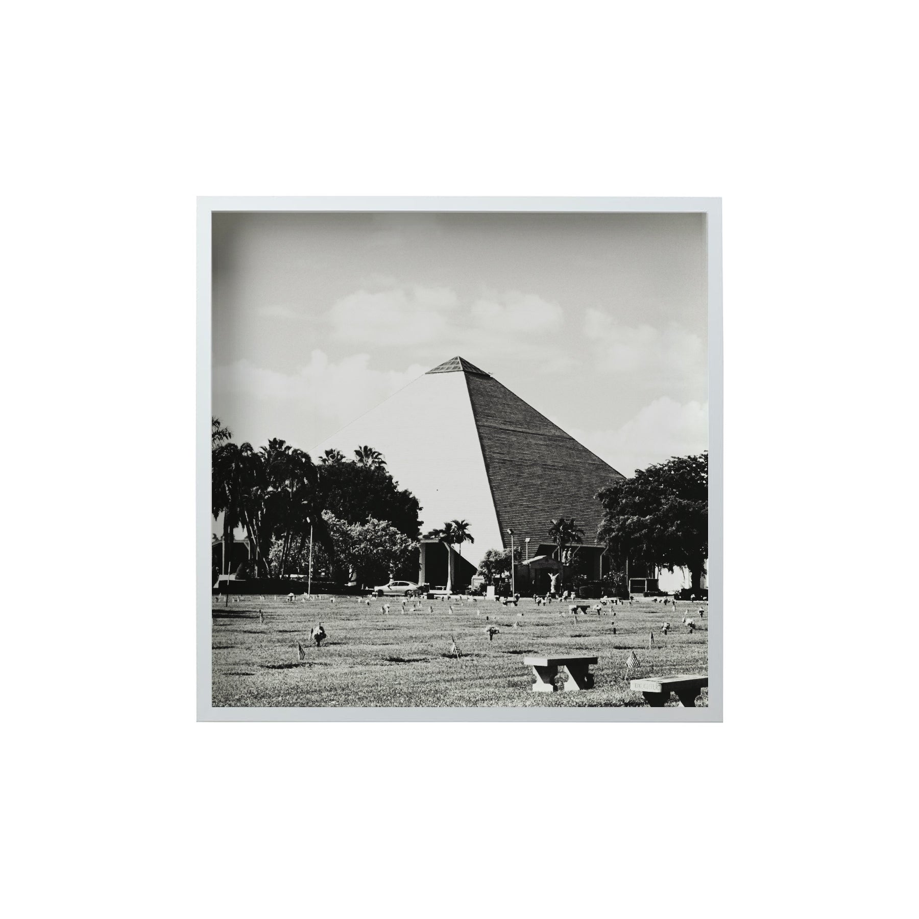 Square Signature Landmark Photograph Prints (B&W)