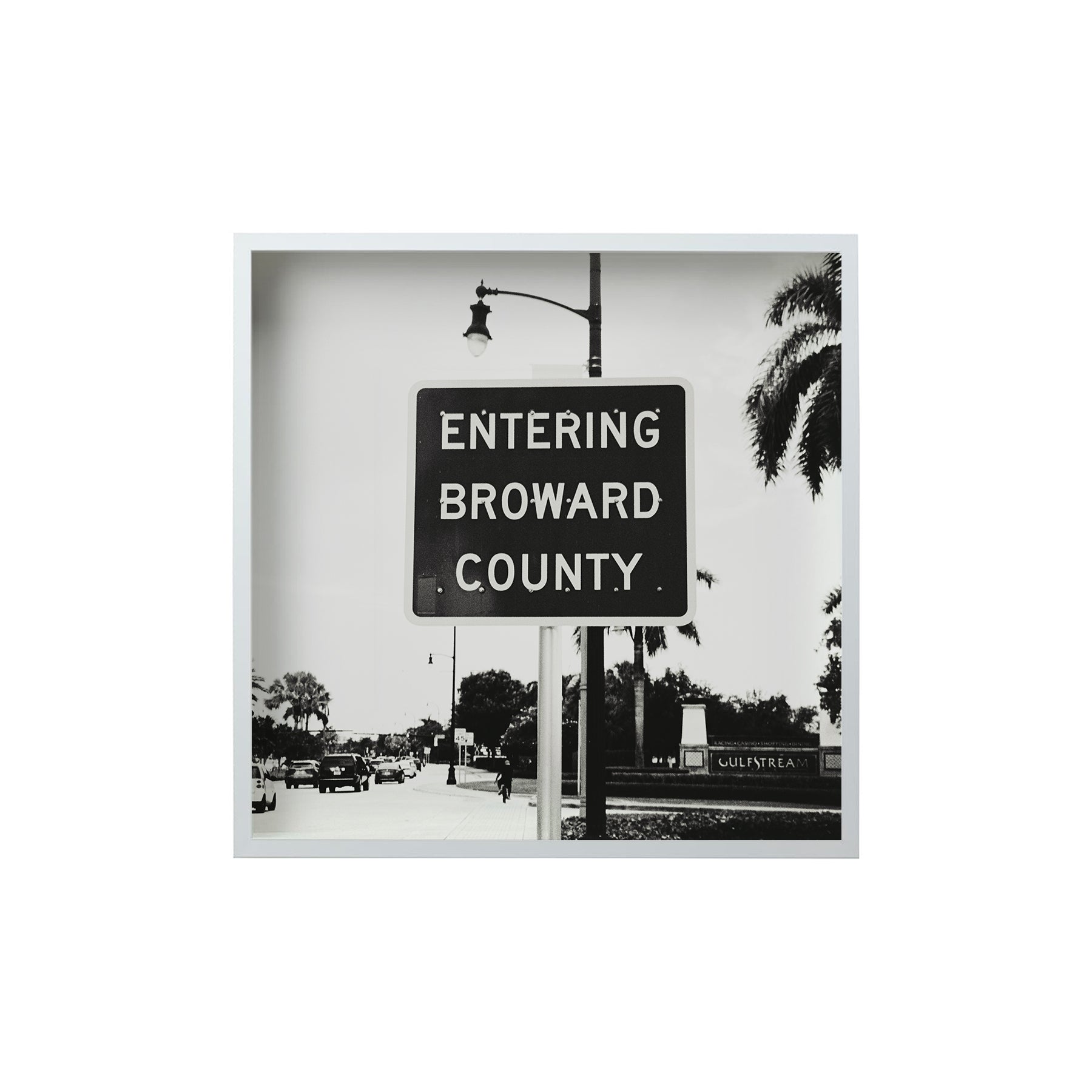 Square Signature Landmark Photograph Prints (B&W)