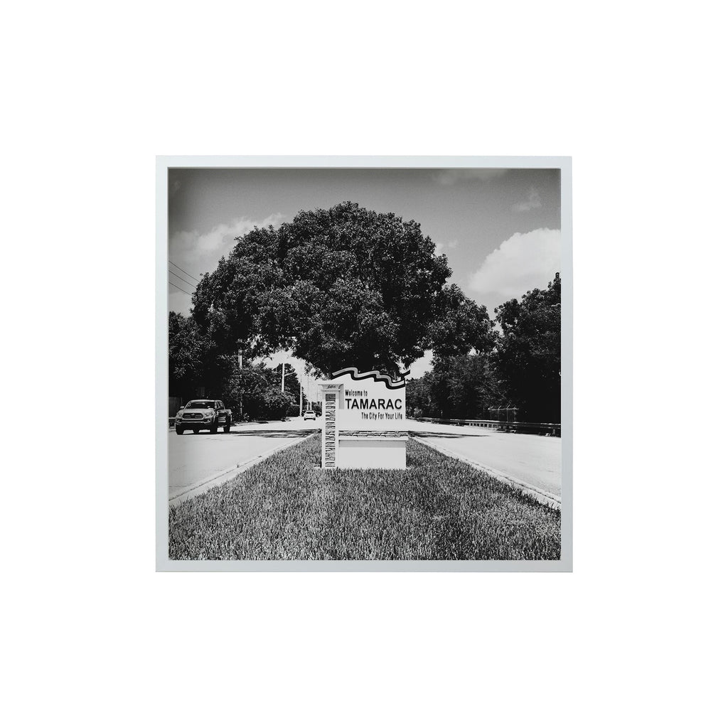 Square Signature Landmark Photograph Prints (B&W)