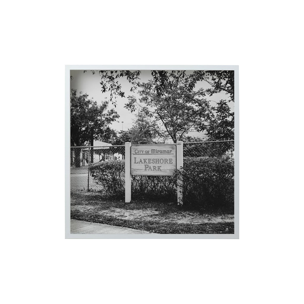 Square Signature Landmark Photograph Prints (B&W)