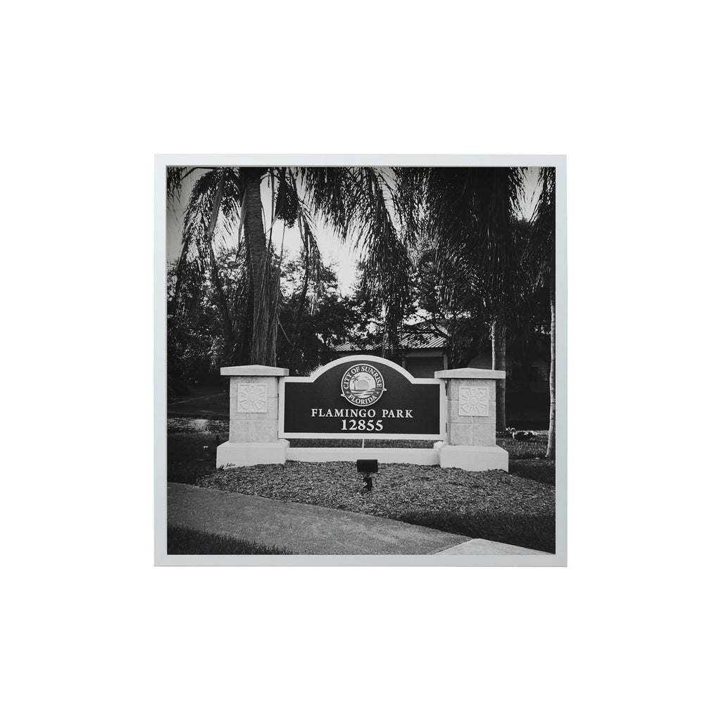 Square Signature Landmark Photograph Prints (B&W)