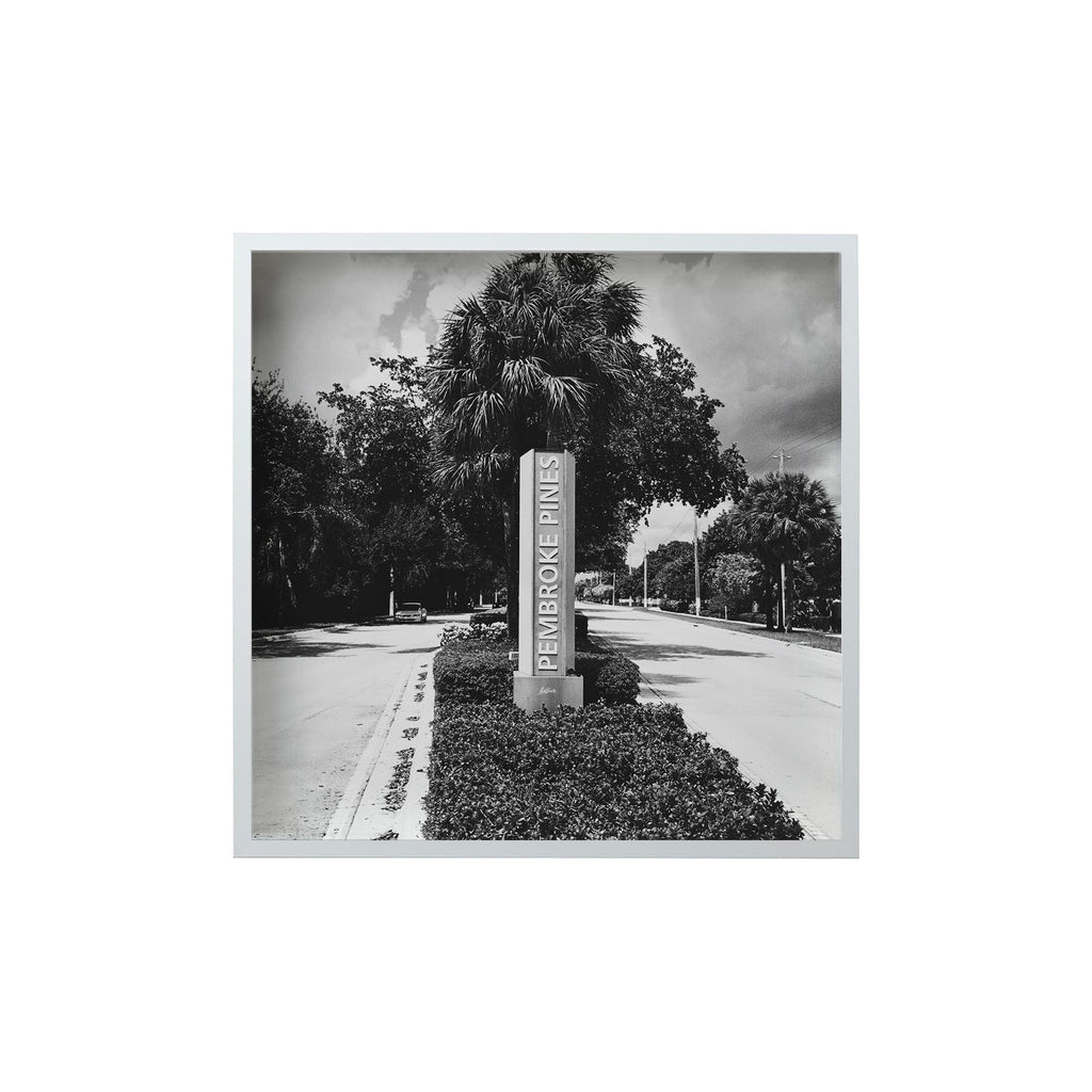 Square Signature Landmark Photograph Prints (B&W)